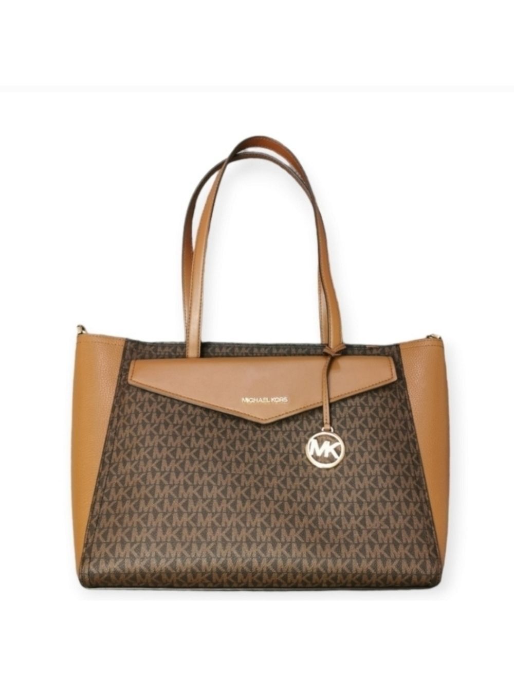 Michael Kors Jet Set zipper Tote clutch bag